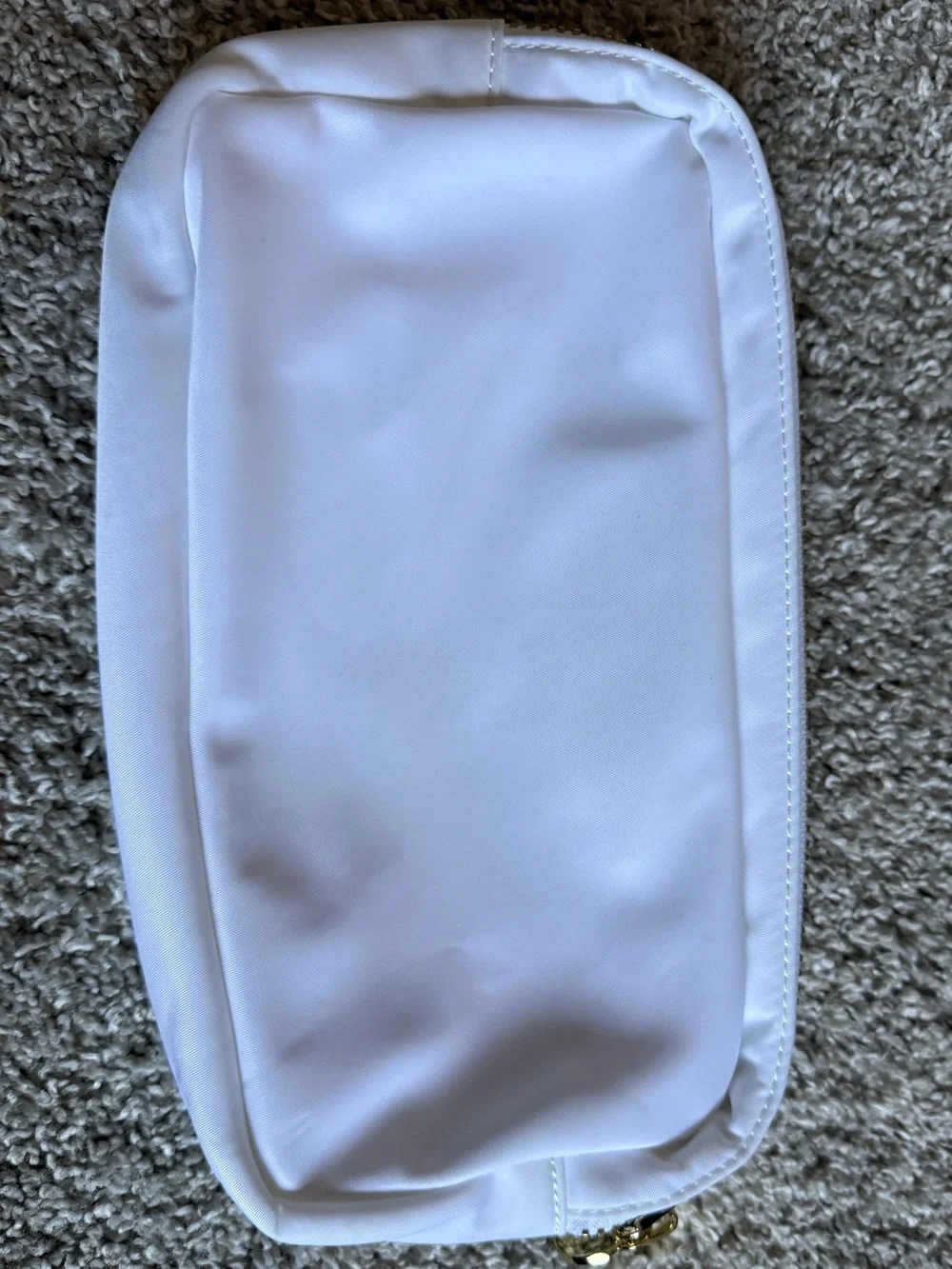 Stoney Clover Lane BRIDE Makeup Bag/Pouch with White and Gold Glitter Lettering